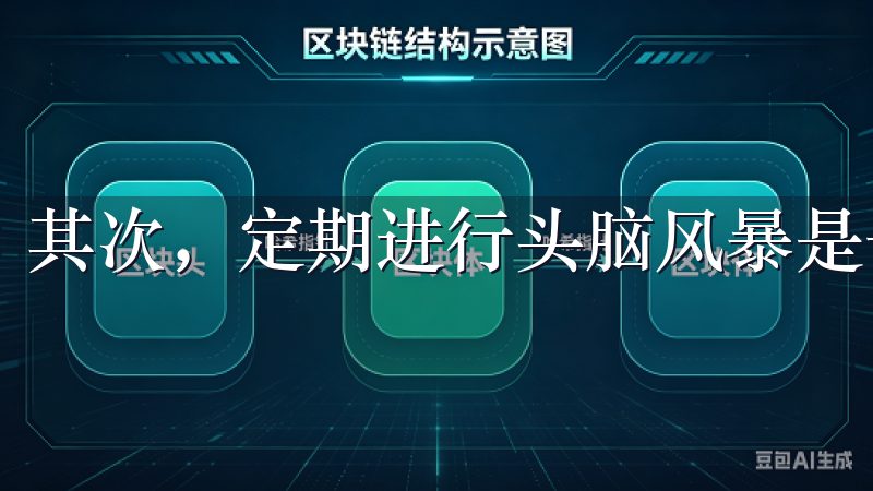 其次，定期进行头脑风暴是一种有效的方法。