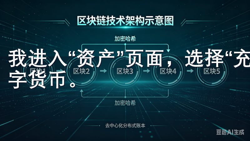 我进入“资产”页面，选择“充值”，并选择了我想要充值的数字货币。