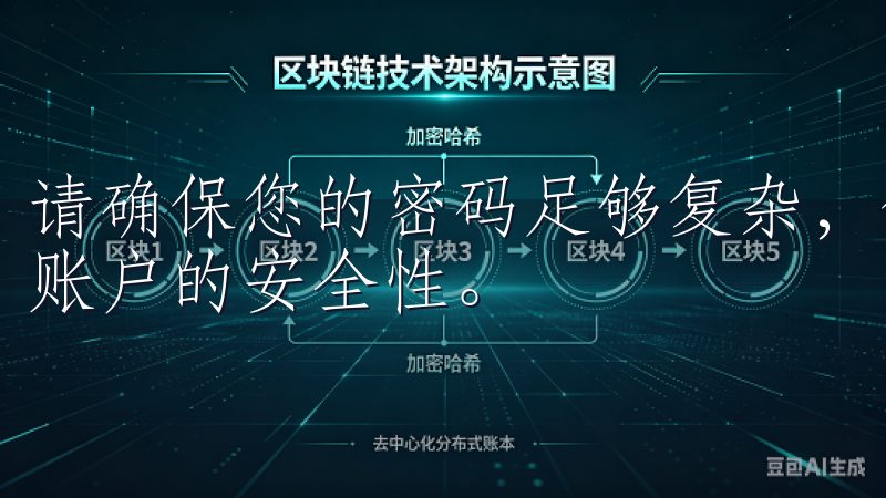 请确保您的密码足够复杂，包含字母、数字和特殊字符，以确保账户的安全性。