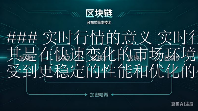 ### 实时行情的意义 实时行情是投资决策的重要依据，尤其是在快速变化的市场环境中我们的最新版本下载确保您能够享受到更稳定的性能和优化的体验。