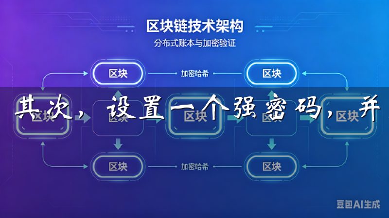 其次，设置一个强密码，并定期更改，防止密码泄露。