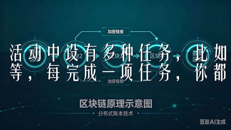 活动中设有多种任务，比如邀请好友、完成交易、参与社区活动等，每完成一项任务，你都能获得相应的奖励积分。