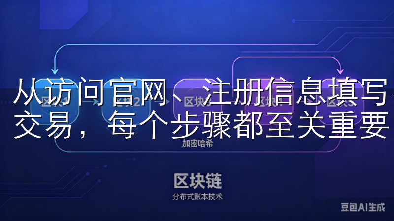 从访问官网、注册信息填写、邮箱验证、身份验证，到的充值与交易，每个步骤都至关重要。
