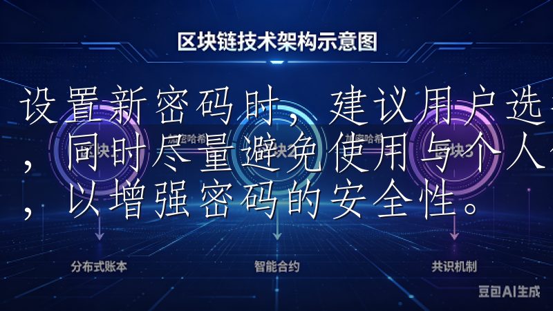 设置新密码时，建议用户选择包含字母、数字及特殊字符的组合，同时尽量避免使用与个人信息相关的内容（如生日、昵称等），以增强密码的安全性。