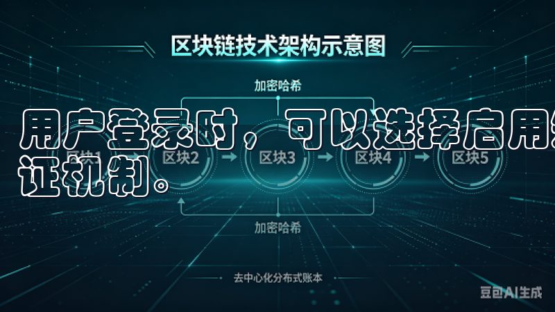 用户登录时，可以选择启用短信验证码或手机指纹识别等多重验证机制。