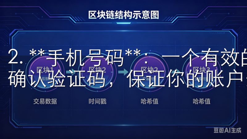 2. **手机号码**：一个有效的手机号码可用于接收注册确认验证码，保证你的账户安全。