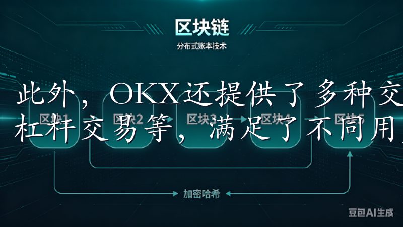 此外，OKX还提供了多种交易模式，如现货交易、期货交易和杠杆交易等，满足了不同用户的需求。