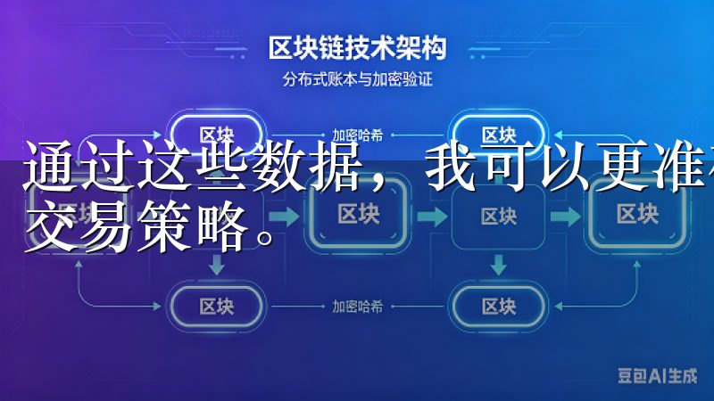 通过这些数据，我可以更准确地判断买卖时机，制定出更合理的交易策略。