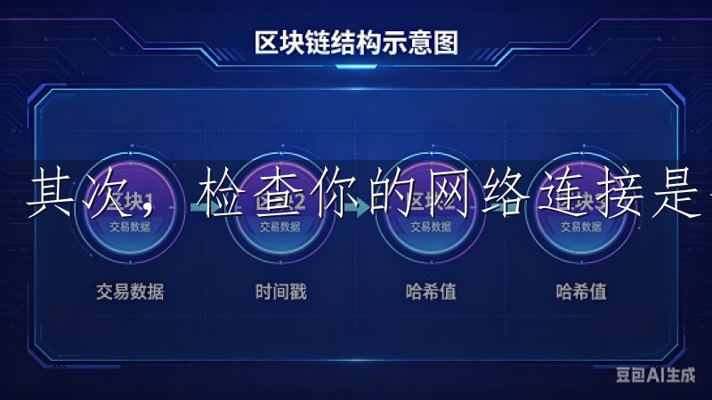 其次，检查你的网络连接是否稳定，这对于下载过程至关重要。