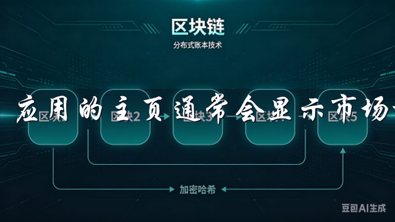应用的主页通常会显示市场概况、行情和个人资产等信息。