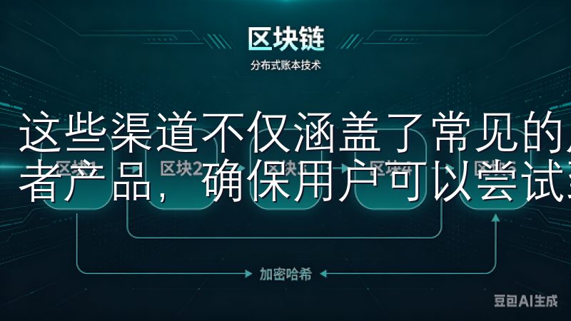 这些渠道不仅涵盖了常见的应用程序，还包含了一些新兴的开发者产品，确保用户可以尝试到最新的技术与服务。