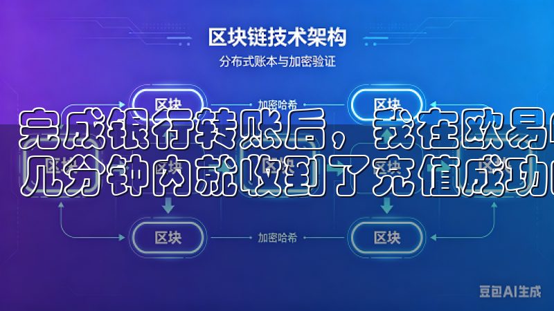 完成银行转账后，我在欧易App上看到了我的充值记录，并在几分钟内就收到了充值成功的通知。
