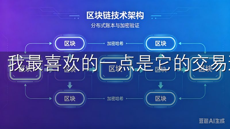 我最喜欢的一点是它的交易速度。