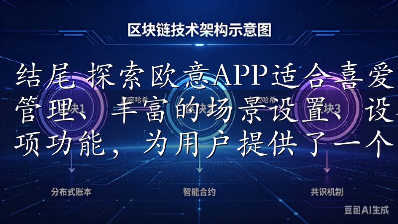 结尾 探索欧意APP适合喜爱智能家居的用户，凭借其强大的管理、丰富的场景设置、设备联动、安全监控以及社区共享等多项功能，为用户提供了一个高效而便捷的智能家居体验。