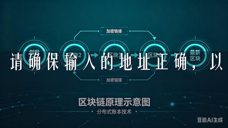 请确保输入的地址正确，以免造成损失。