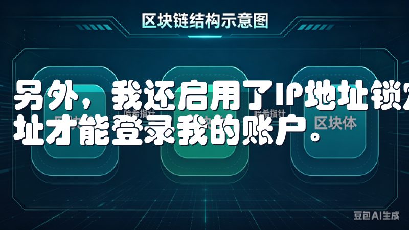 另外，我还启用了IP地址锁定功能，确保只有我常用的IP地址才能登录我的账户。