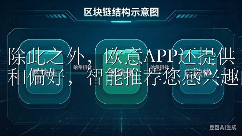 除此之外，欧意APP还提供了个性化推荐，根据您的使用习惯和偏好，智能推荐您感兴趣的内容和服务。
