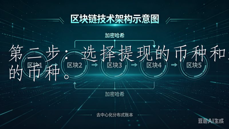 第二步：选择提现的币种和地址 接下来，我需要选择我要提现的币种。