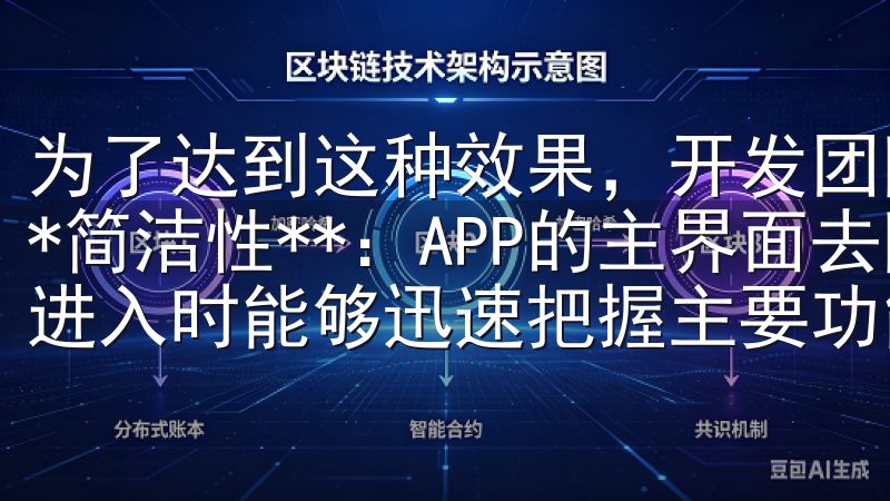 为了达到这种效果，开发团队遵循了以下核心原则： 1. **简洁性**：APP的主界面去除了多余的信息，保证用户在进入时能够迅速把握主要功能，减少了学习成本。