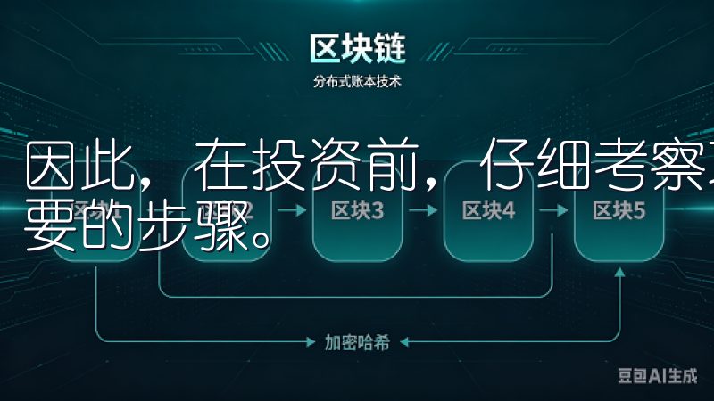 因此，在投资前，仔细考察项目的市场需求和应用场景是非常重要的步骤。