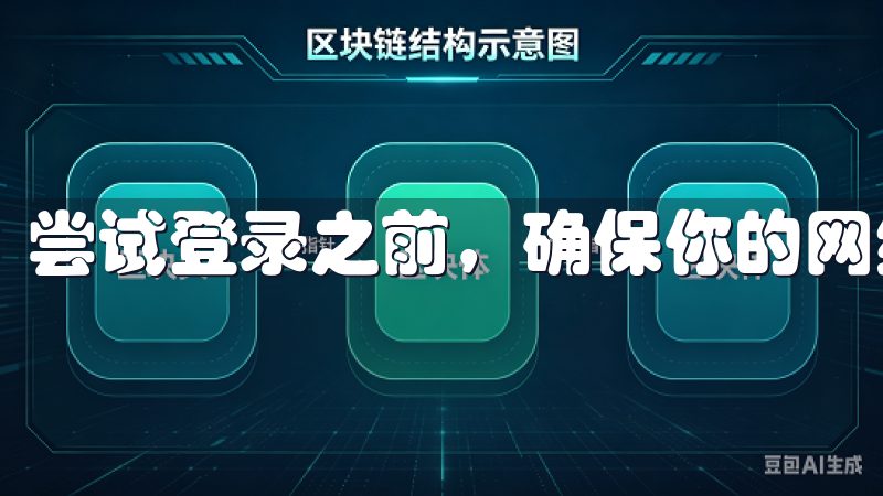 尝试登录之前，确保你的网络连接是正常的。