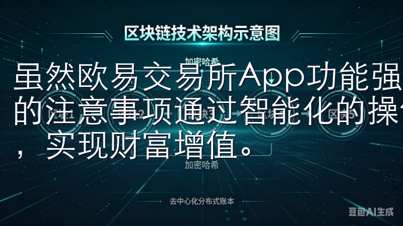 虽然欧易交易所App功能强大，但在使用过程中也有一些重要的注意事项通过智能化的操作界面，用户可以轻松管理投资组合，实现财富增值。
