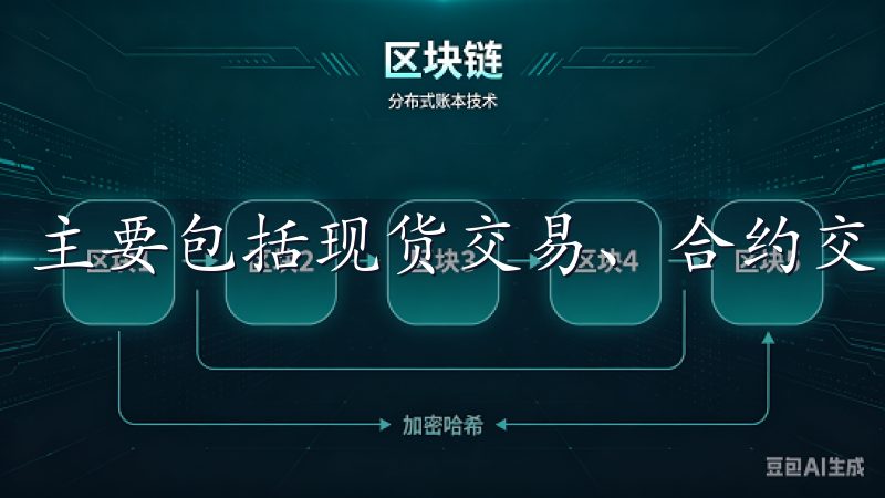 主要包括现货交易、合约交易、期权交易以及质押和理财产品。