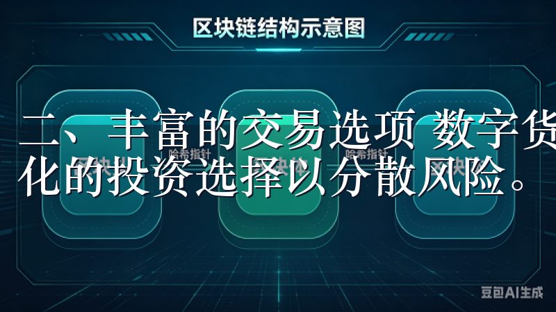 二、丰富的交易选项 数字货币的世界中，投资者通常寻求多样化的投资选择以分散风险。