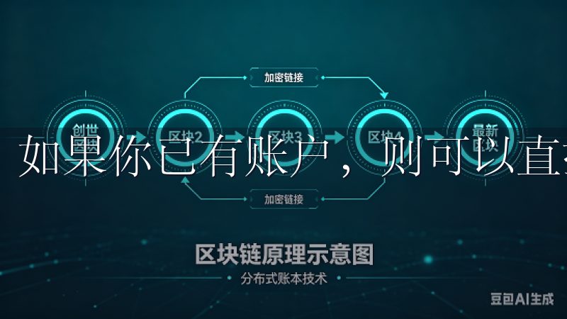 如果你已有账户，则可以直接登录。