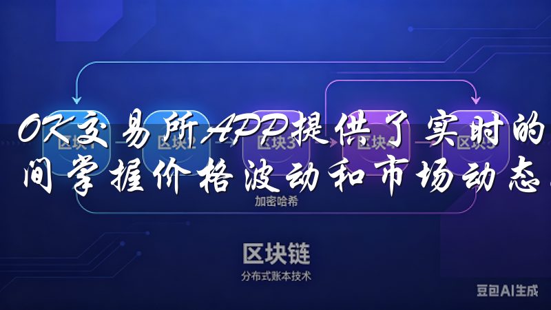 OK交易所APP提供了实时的市场行情更新，让我可以第一时间掌握价格波动和市场动态。