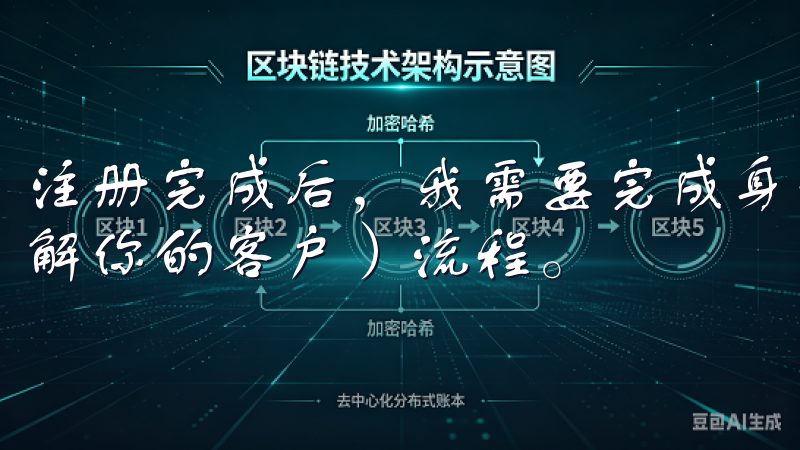 注册完成后，我需要完成身份验证，这是一个标准的KYC（了解你的客户）流程。