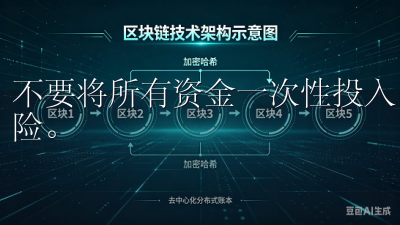 不要将所有资金一次性投入，而是分散投资，降低单一投资的风险。