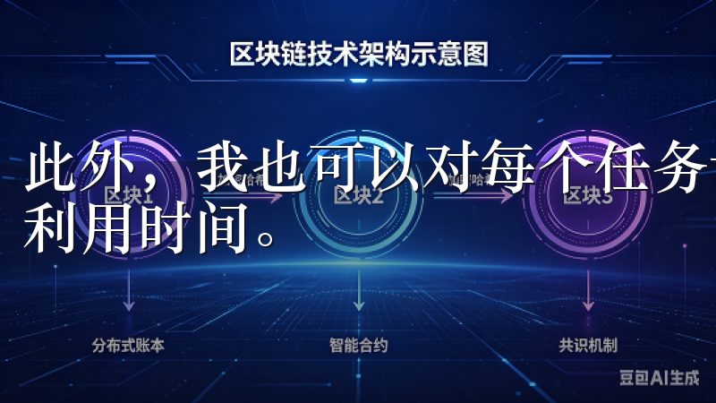 此外，我也可以对每个任务设定截止日期，以迫使自己更有效地利用时间。