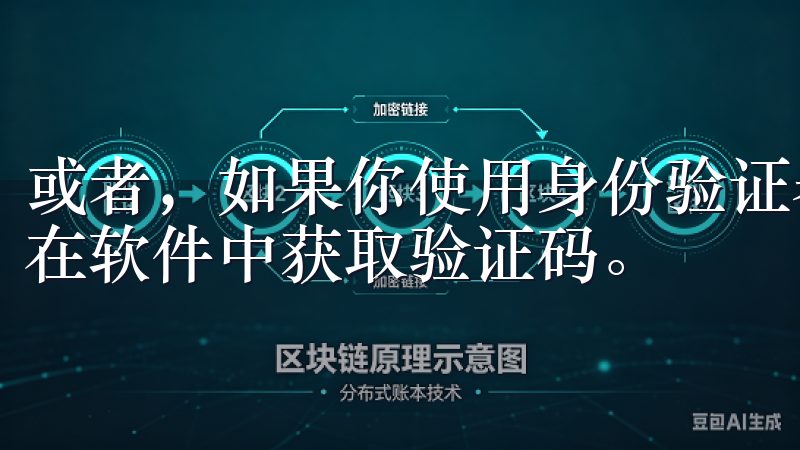或者，如果你使用身份验证器软件，则需扫码生成的二维码，并在软件中获取验证码。