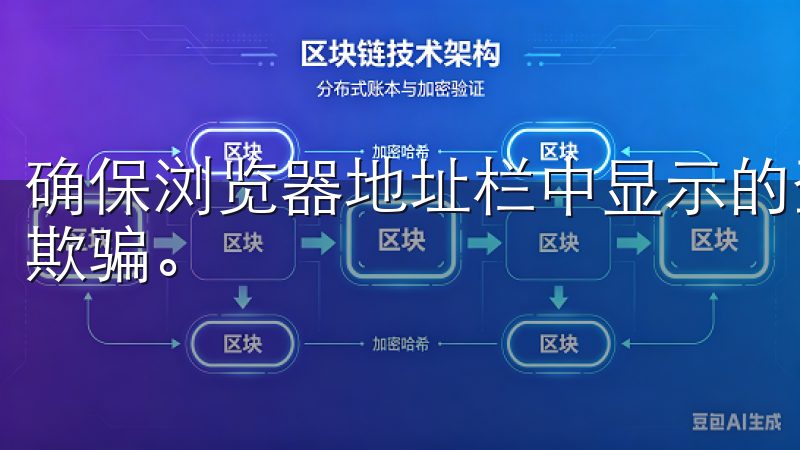 确保浏览器地址栏中显示的登录地址正确无误，避免被仿冒网站欺骗。