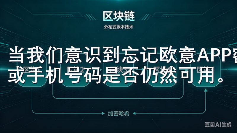 当我们意识到忘记欧意APP密码时，应该检查我们的注册邮箱或手机号码是否仍然可用。