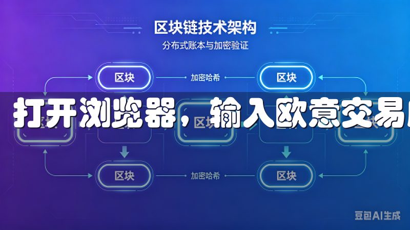 打开浏览器，输入欧意交易所的网址，进入他们的主页。