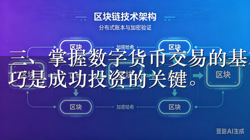 三、掌握数字货币交易的基本技巧 掌握数字货币交易的基本技巧是成功投资的关键。