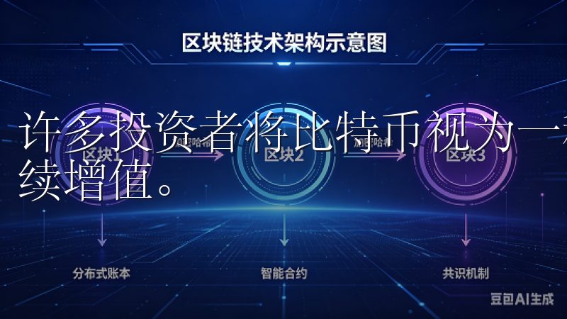 许多投资者将比特币视为一种“数字黄金”，认为它在未来将继续增值。
