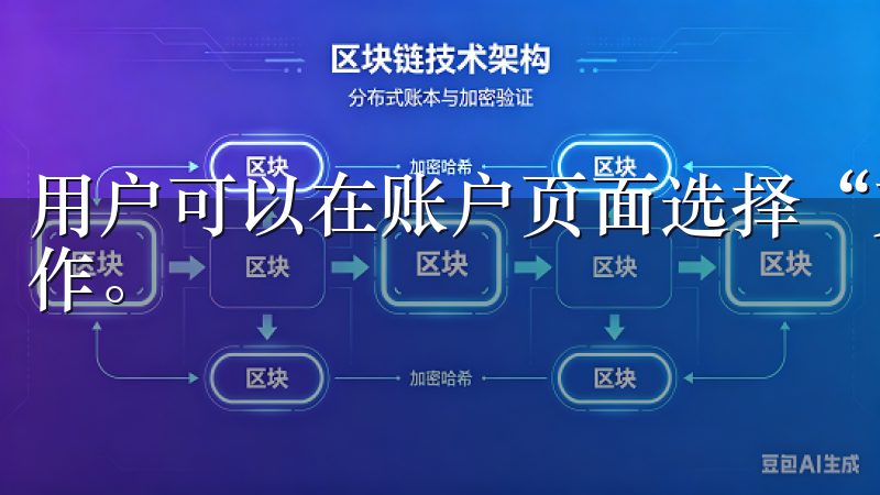用户可以在账户页面选择“充值”或“提现”，根据指引完成操作。
