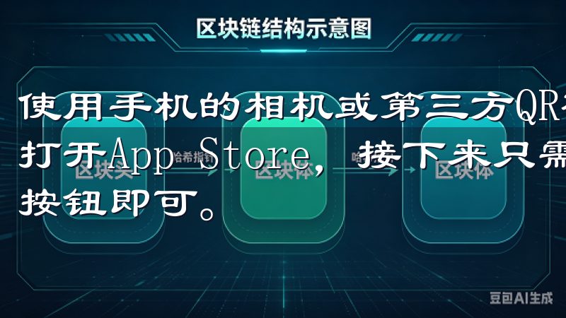 使用手机的相机或第三方QR码扫描应用，扫描QR码后会自动打开App Store，接下来只需点击“获取”或“安装”按钮即可。