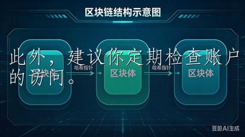 此外，建议你定期检查账户活动，确保没有异常交易或未经授权的访问。