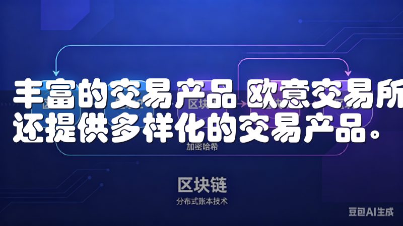 丰富的交易产品 欧意交易所不仅注重用户的安全与操作体验，还提供多样化的交易产品。