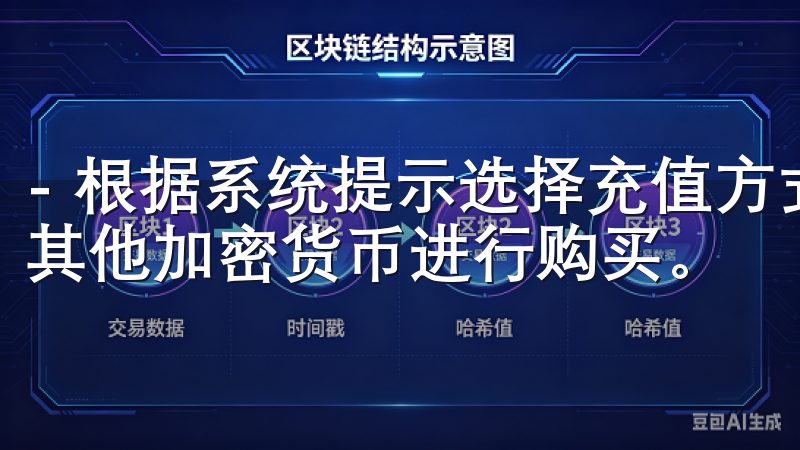 - 根据系统提示选择充值方式，可以使用法币充值或直接转入其他加密货币进行购买。