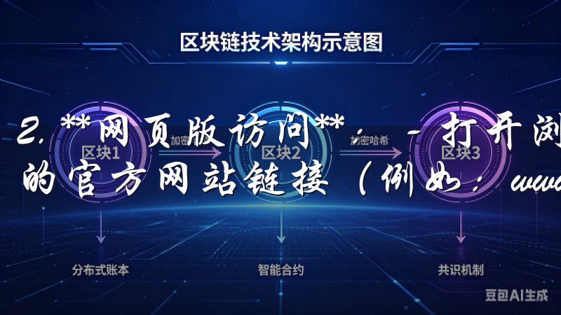 2. **网页版访问**： - 打开浏览器，输入Okex的官方网站链接（例如：www.okex.com）。