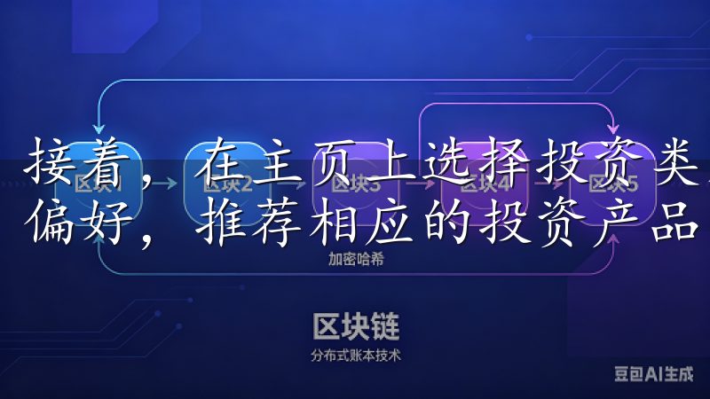 接着，在主页上选择投资类别，平台会根据你提供的资料和风险偏好，推荐相应的投资产品。