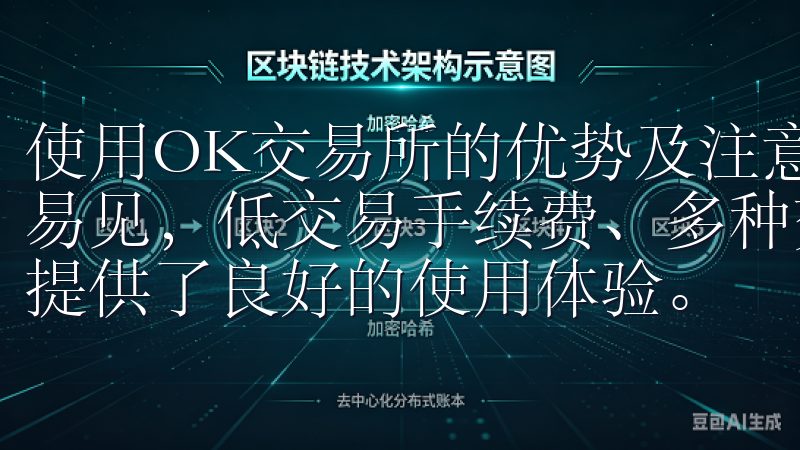 使用OK交易所的优势及注意事项 使用OK交易所的优势显而易见，低交易手续费、多种交易产品和用户友好的界面都为用户提供了良好的使用体验。