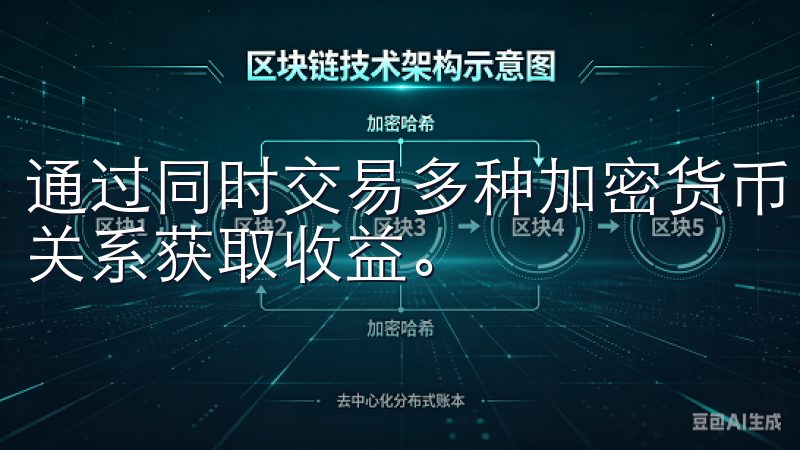 通过同时交易多种加密货币，我们可以利用不同币种之间的价格关系获取收益。