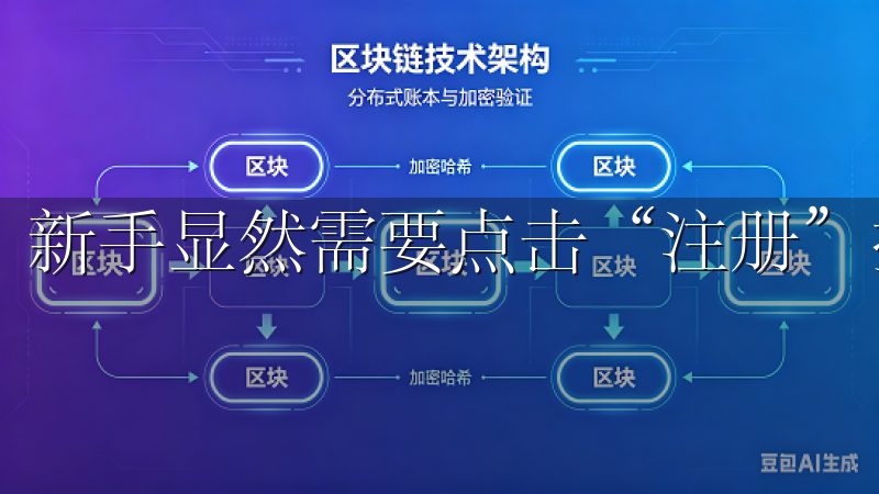 新手显然需要点击“注册”按钮，进入注册页面。