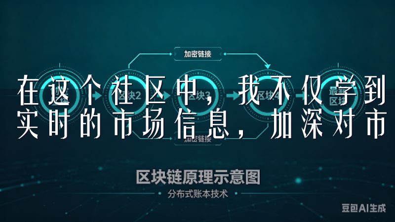 在这个社区中，我不仅学到了其他交易者的成功故事，还能获取实时的市场信息，加深对市场的理解。